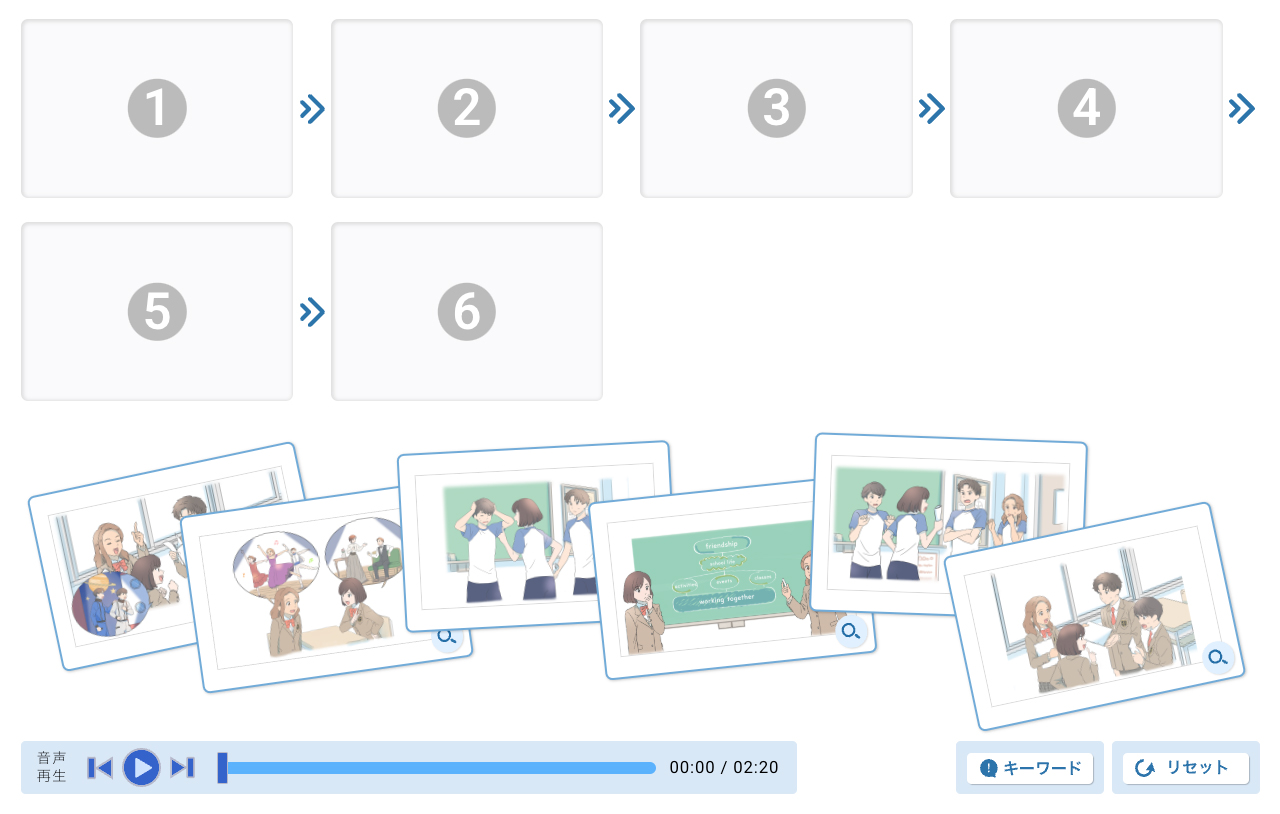 ピクチャーカード並べかえ